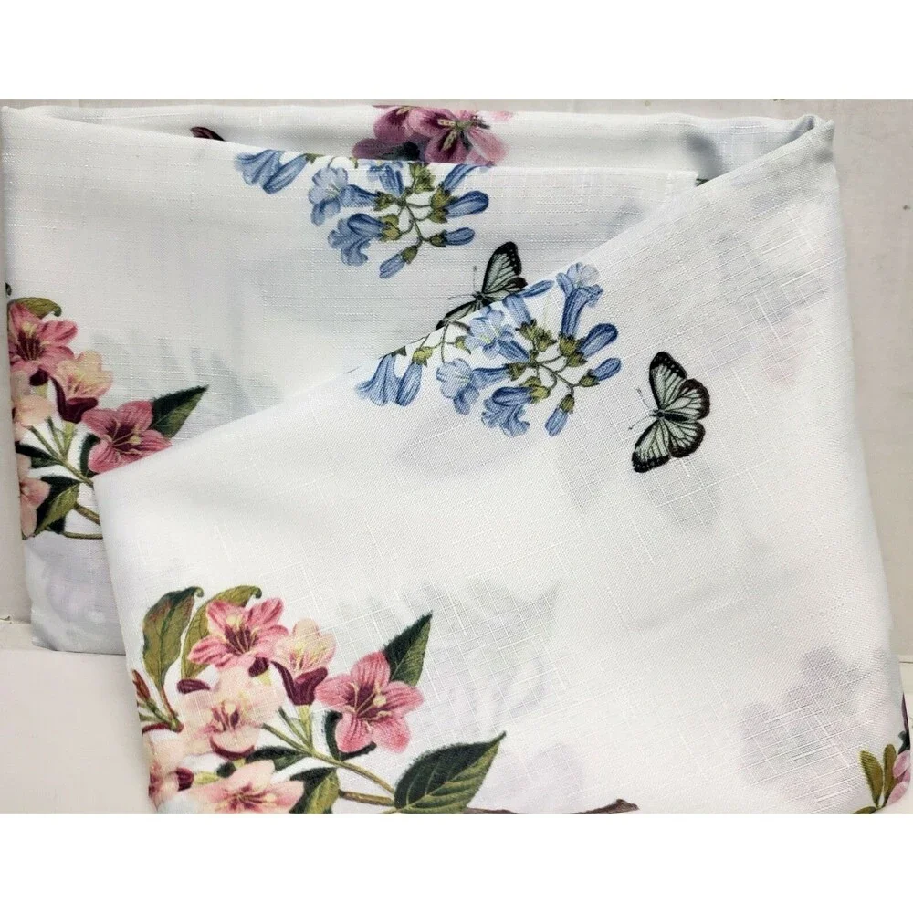 Textured Printed Fabric Tablecloth,60